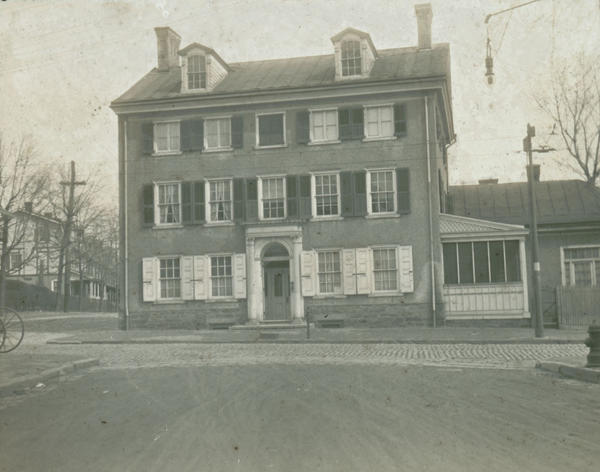 JPG_digitool 4130_Blair House, 6043 Main St. First 3 story house, 1775. In 1851 owned by Charlotte Cushman the actress..jpg